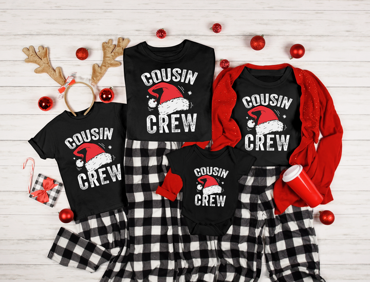 Cousin Crew Shirt - Matching Christmas Party Tee & Sweatshirt