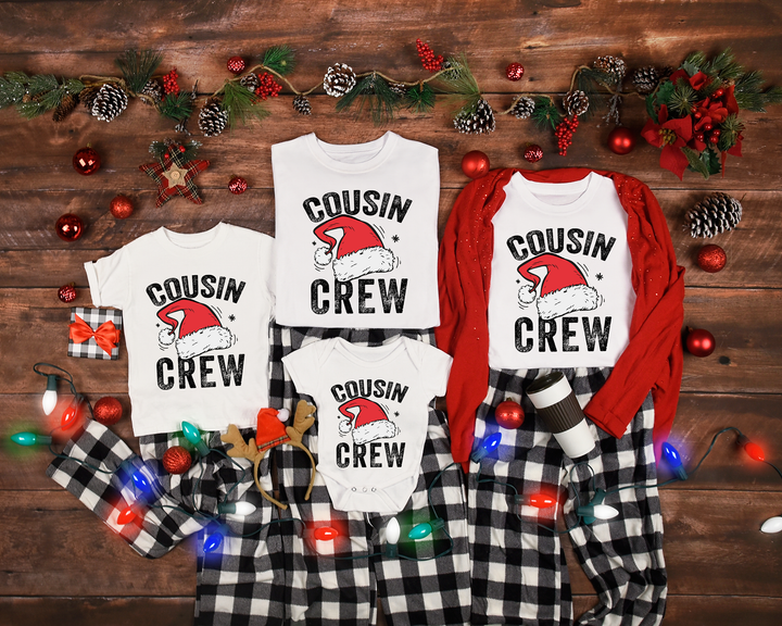 Cousin Crew Shirt - Matching Christmas Party Tee & Sweatshirt