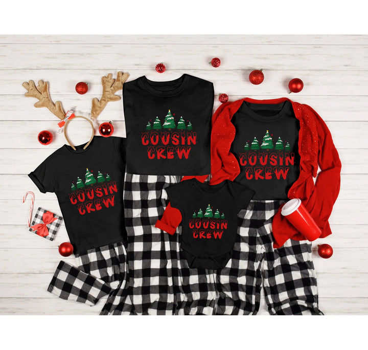 Cousin Crew Christmas Shirts | Matching Family Holiday Tees Shirtprintingcenter