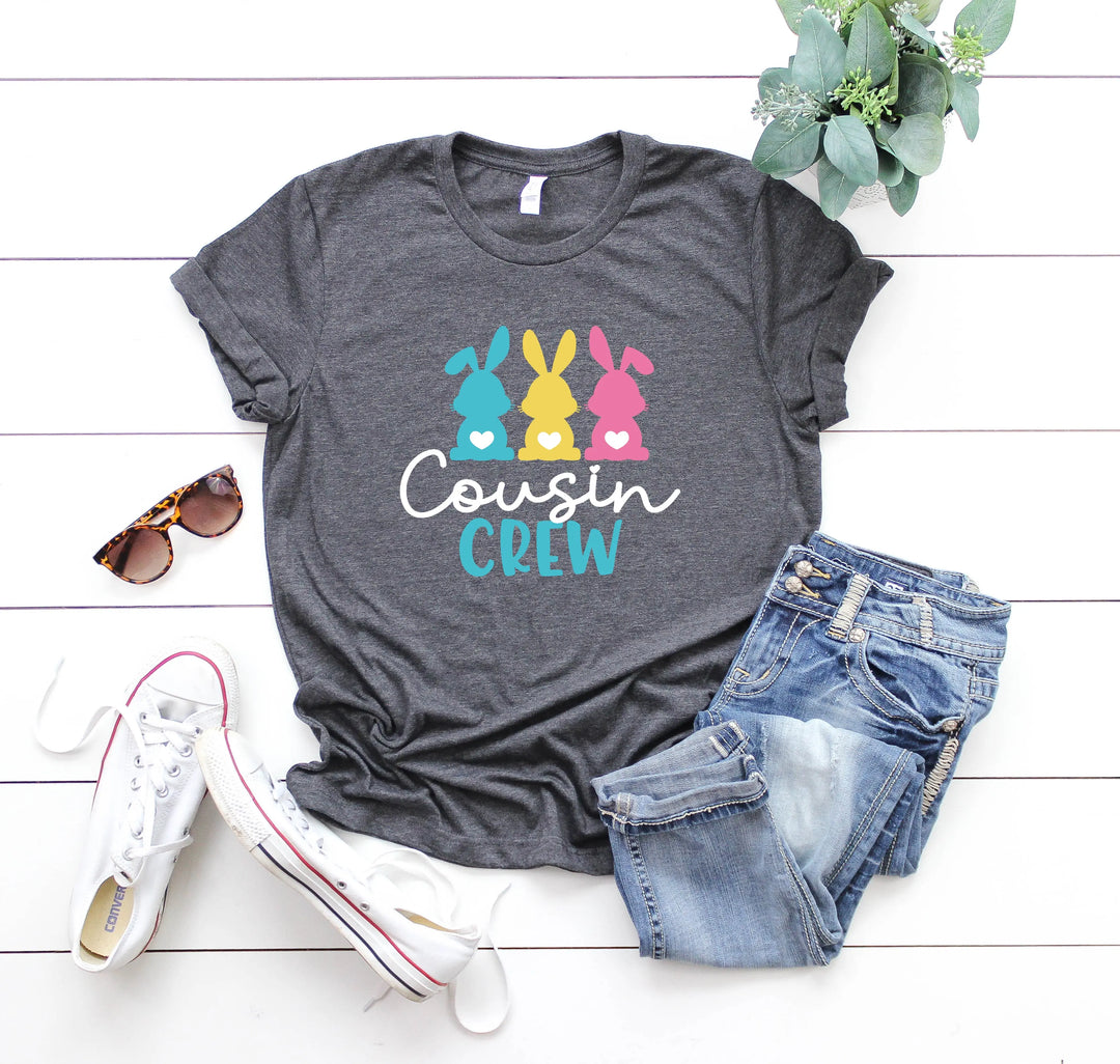Cousin Crew Easter Shirt - Matching Bunny & Kids Easter Outfit Shirtprintingcenter