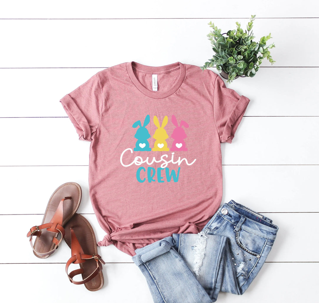 Cousin Crew Easter Shirt - Matching Bunny & Kids Easter Outfit Shirtprintingcenter