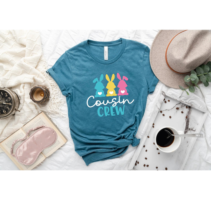Cousin Crew Easter Shirt - Matching Bunny & Kids Easter Outfit Shirtprintingcenter