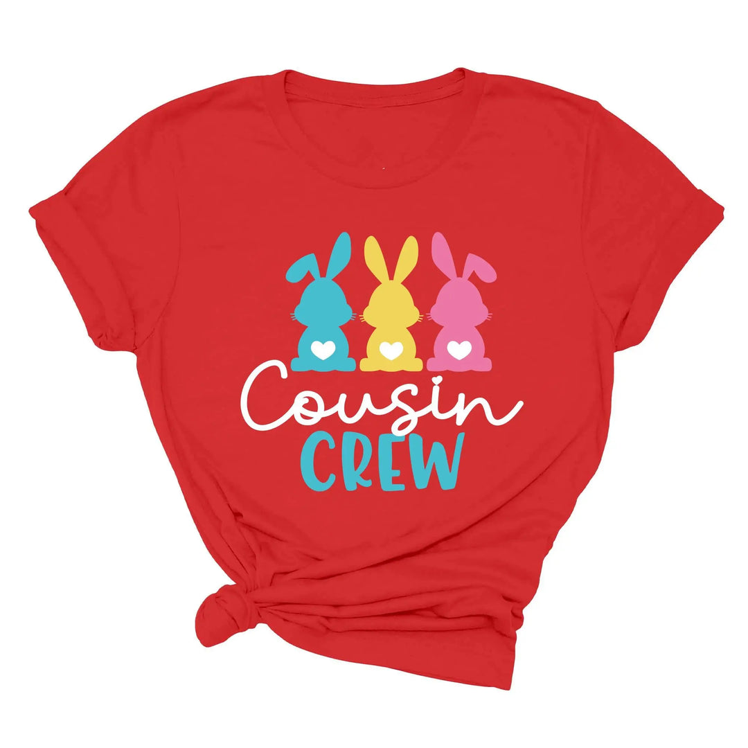 Cousin Crew Easter Shirt - Matching Bunny & Kids Easter Outfit Shirtprintingcenter