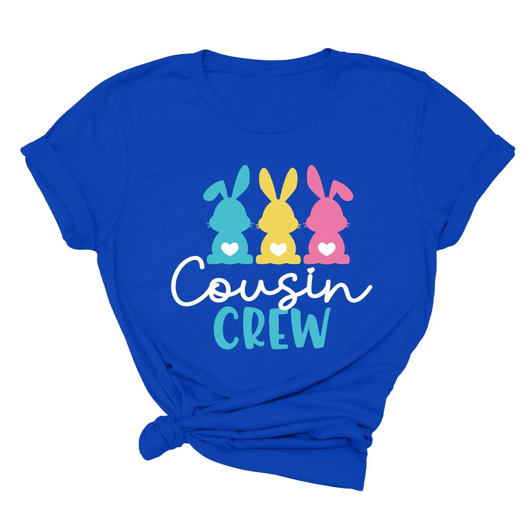 Cousin Crew Easter Shirt - Matching Bunny & Kids Easter Outfit Shirtprintingcenter