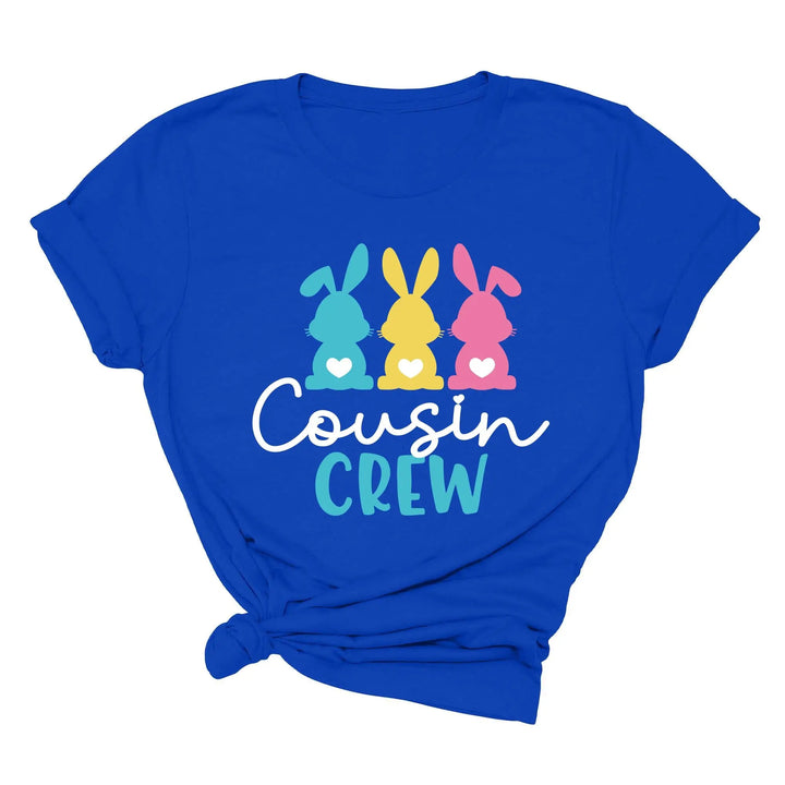 Cousin Crew Easter Shirt - Matching Bunny & Kids Easter Outfit Shirtprintingcenter