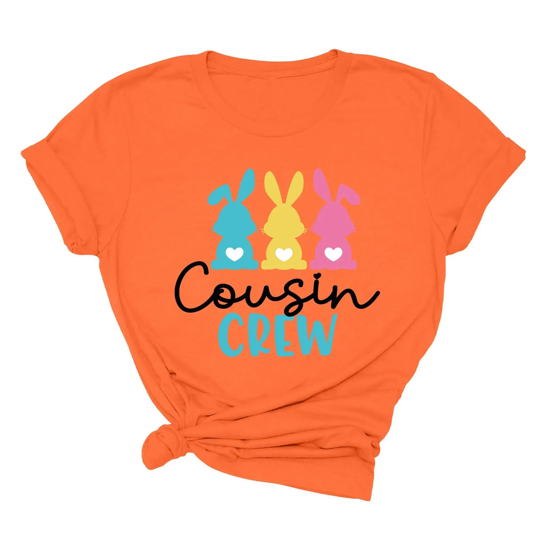 Cousin Crew Easter Shirt - Matching Bunny & Kids Easter Outfit Shirtprintingcenter