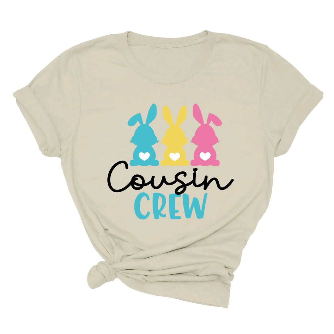 Cousin Crew Easter Shirt - Matching Bunny & Kids Easter Outfit Shirtprintingcenter