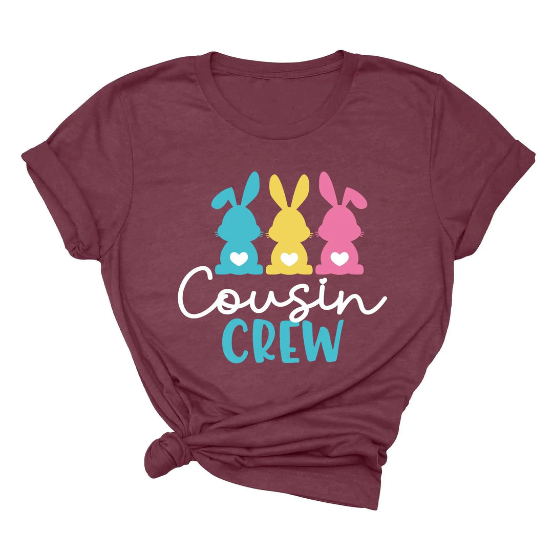 Cousin Crew Easter Shirt - Matching Bunny & Kids Easter Outfit Shirtprintingcenter