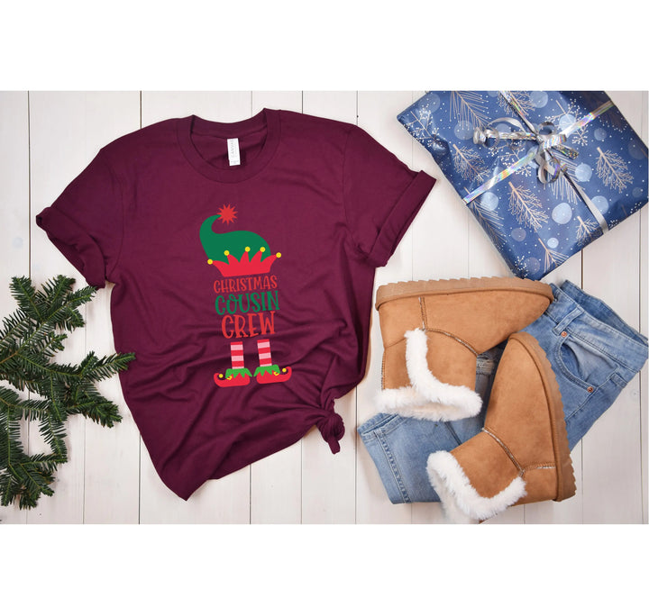 Cousin Crew Shirt | Elf Cousin Crew T-Shirt | Christmas Matching Shirts Shirtprintingcenter