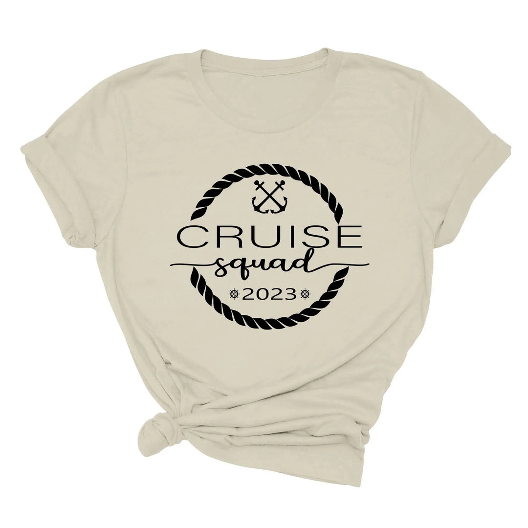 Cruise Squad Family Shirts - Matching 2025 Vacation & Birthday Tees Shirtprintingcenter