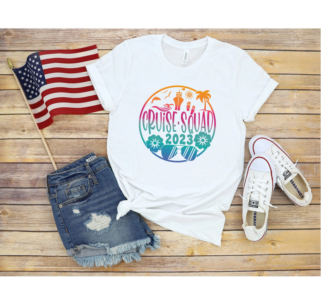 Cruise Squad Family Shirts - Matching 2025 Vacation & Travel Tees Shirtprintingcenter