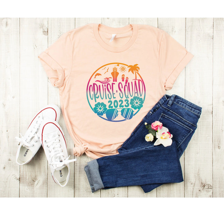 Cruise Squad Family Shirts - Matching 2025 Vacation & Travel Tees Shirtprintingcenter