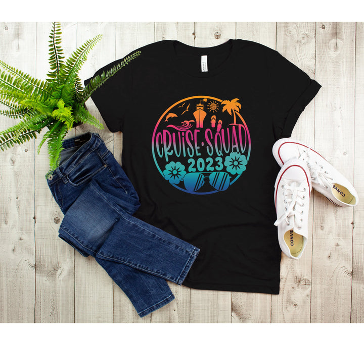 Cruise Squad Family Shirts - Matching 2025 Vacation & Travel Tees Shirtprintingcenter