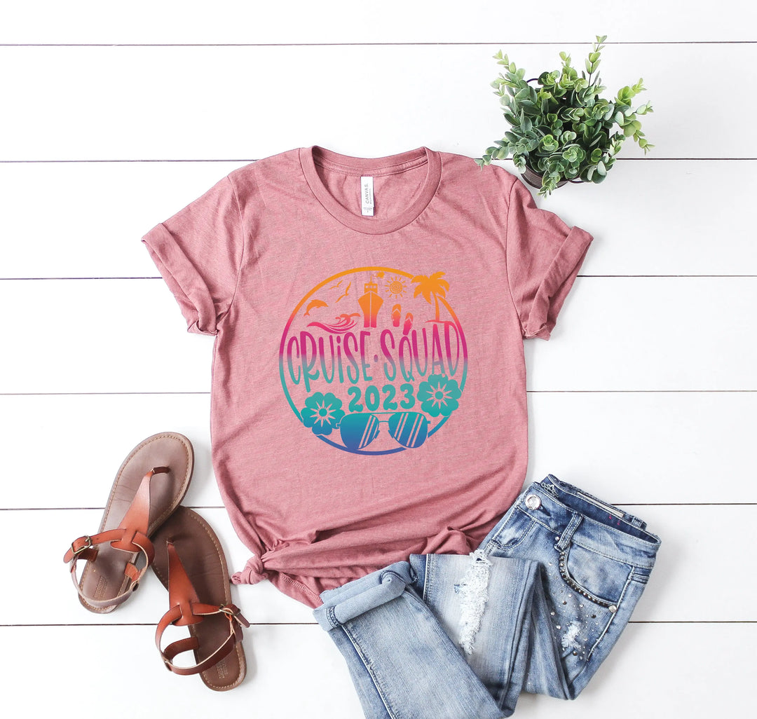 Cruise Squad Family Shirts - Matching 2025 Vacation & Travel Tees Shirtprintingcenter