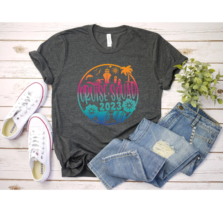 Cruise Squad Family Shirts - Matching 2025 Vacation & Travel Tees Shirtprintingcenter