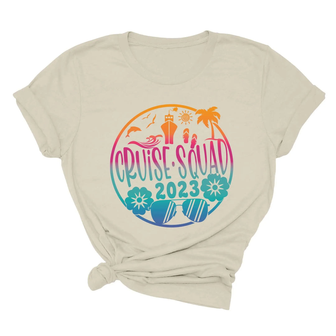 Cruise Squad Family Shirts - Matching 2025 Vacation & Travel Tees Shirtprintingcenter