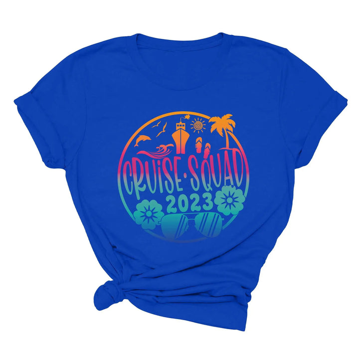 Cruise Squad Family Shirts - Matching 2025 Vacation & Travel Tees Shirtprintingcenter