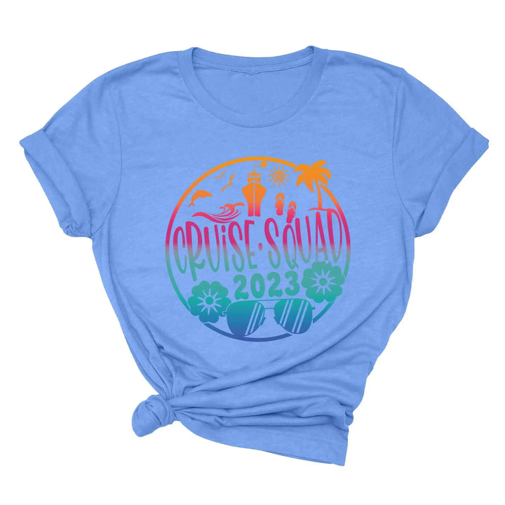 Cruise Squad Family Shirts - Matching 2025 Vacation & Travel Tees Shirtprintingcenter