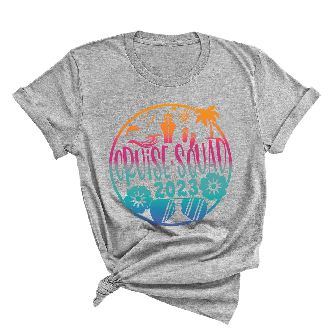 Cruise Squad Family Shirts - Matching 2025 Vacation & Travel Tees Shirtprintingcenter