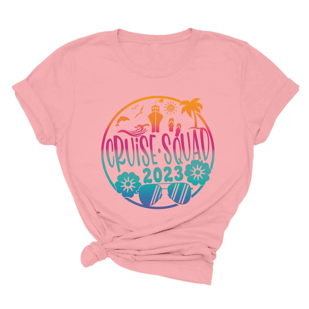 Cruise Squad Family Shirts - Matching 2025 Vacation & Travel Tees Shirtprintingcenter
