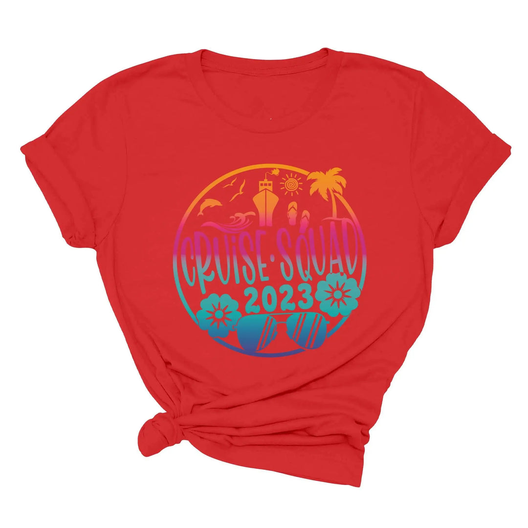 Cruise Squad Family Shirts - Matching 2025 Vacation & Travel Tees Shirtprintingcenter