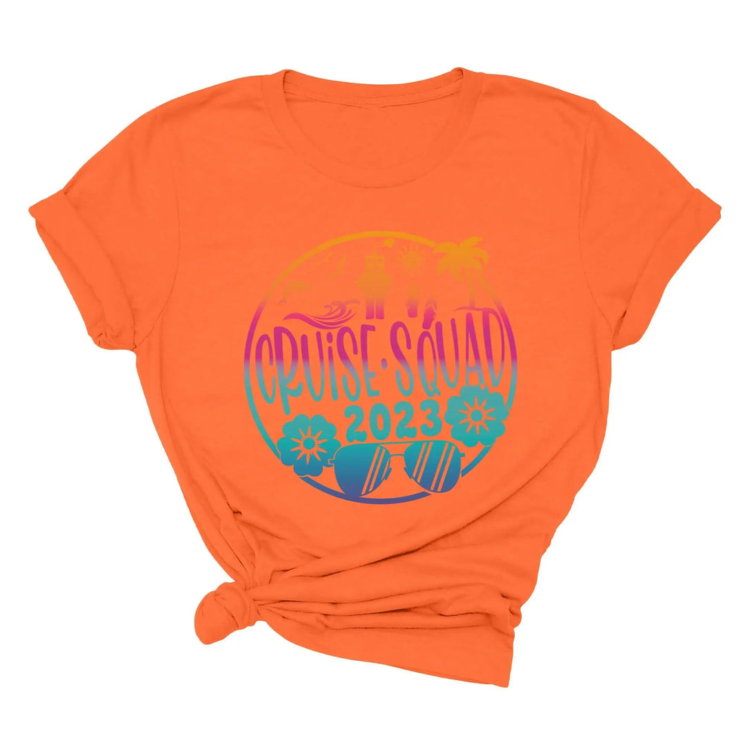 Cruise Squad Family Shirts - Matching 2025 Vacation & Travel Tees Shirtprintingcenter