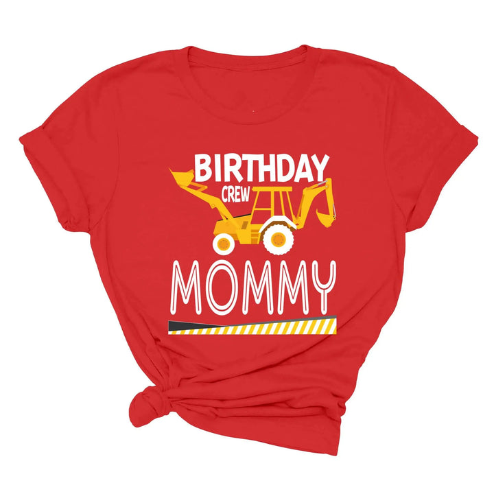 Custom Construction Birthday Shirt - Family Crew Tee | Diggin' It Shirtprintingcenter