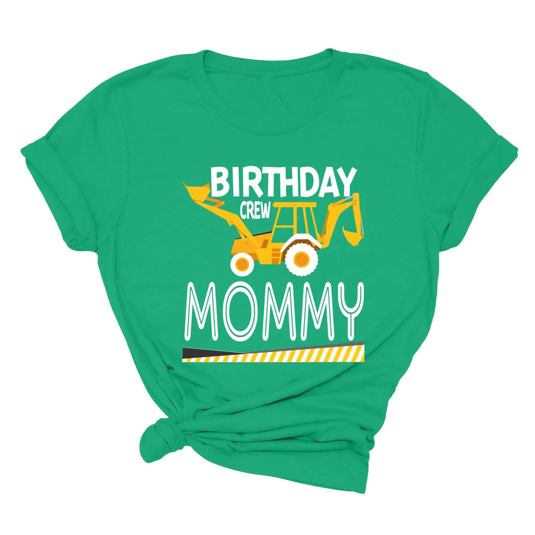Custom Construction Birthday Shirt - Family Crew Tee | Diggin' It Shirtprintingcenter