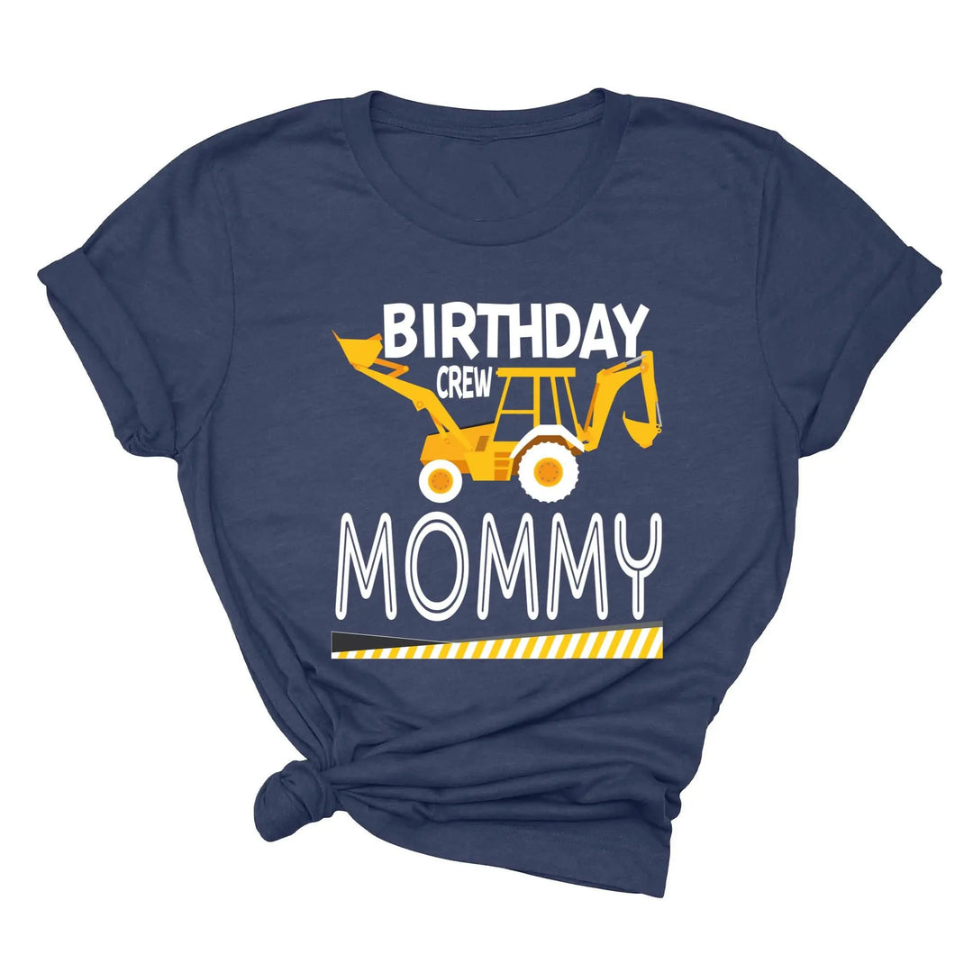 Custom Construction Birthday Shirt - Family Crew Tee | Diggin' It Shirtprintingcenter