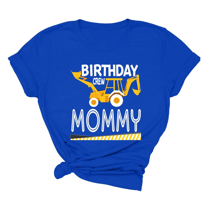 Custom Construction Birthday Shirt - Family Crew Tee | Diggin' It Shirtprintingcenter