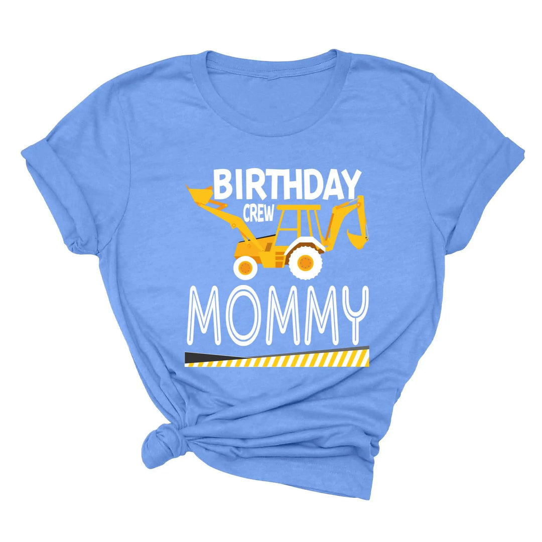 Custom Construction Birthday Shirt - Family Crew Tee | Diggin' It Shirtprintingcenter