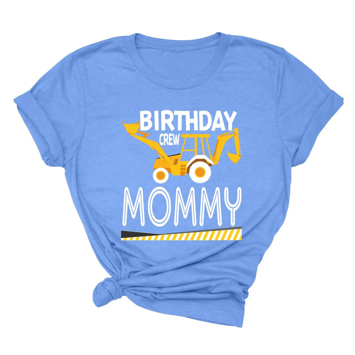 Custom Construction Birthday Shirt - Family Crew Tee | Diggin' It Shirtprintingcenter