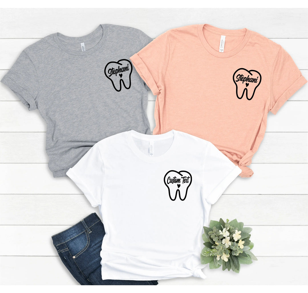 Custom Dentist Shirt, Dental Squad Tee, Future Dentist Graduation Gift Shirtprintingcenter