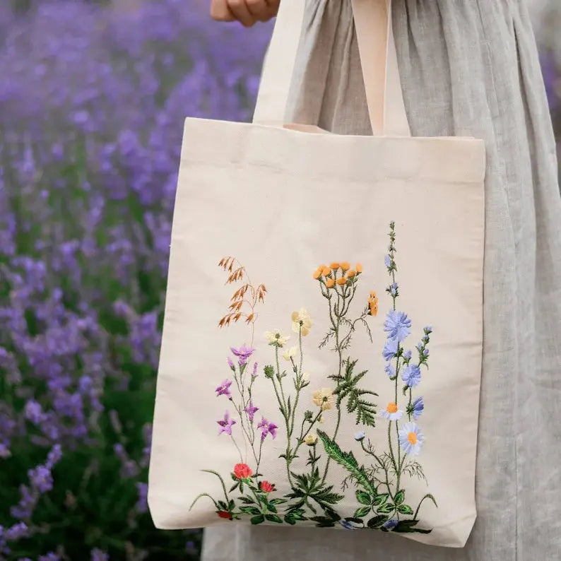 Custom Embroidered Tote Bag