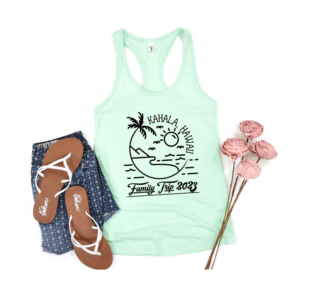 Custom Family Vacation Tank - Beach Matching Tees | Summer 2025 Shirtprintingcenter