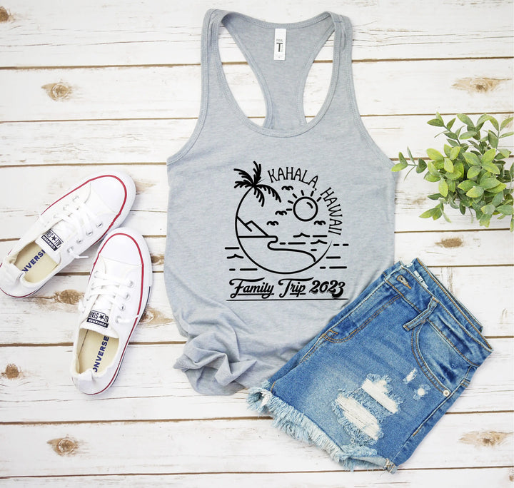 Custom Family Vacation Tank - Beach Matching Tees | Summer 2025 Shirtprintingcenter