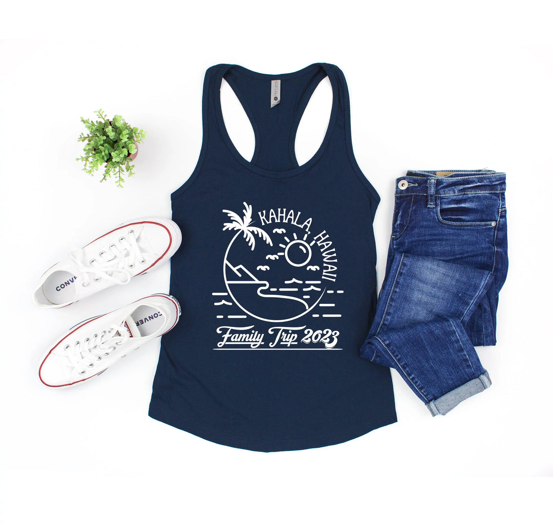 Custom Family Vacation Tank - Beach Matching Tees | Summer 2025 Shirtprintingcenter