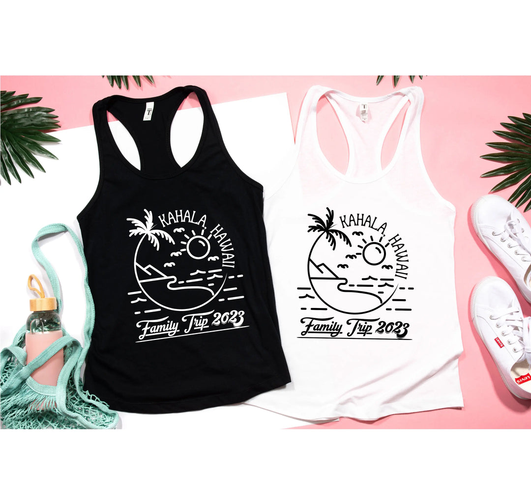 Custom Family Vacation Tank - Beach Matching Tees | Summer 2025 Shirtprintingcenter
