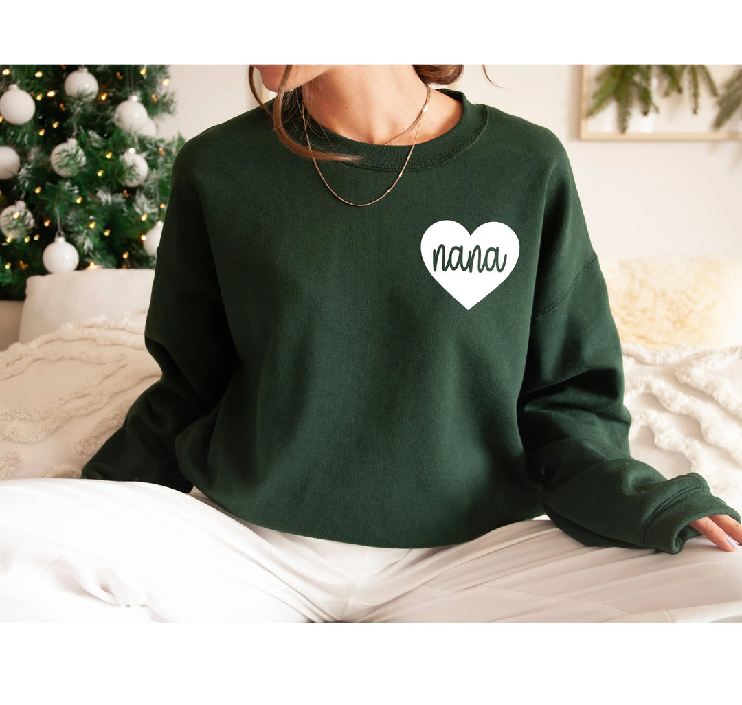 Custom Nana Sweatshirt - Personalized Gift for Grandma & Gigi Shirtprintingcenter