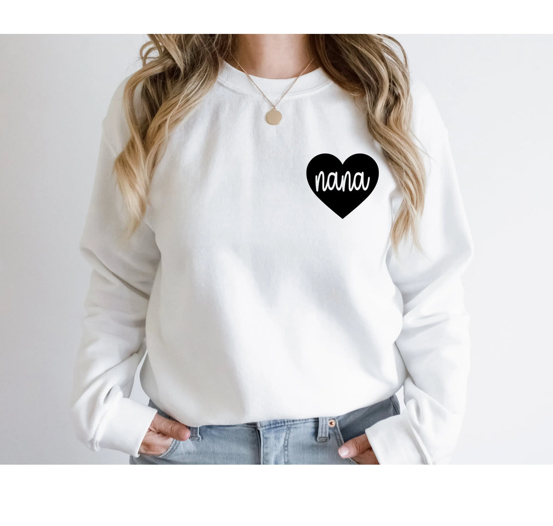 Custom Nana Sweatshirt - Personalized Gift for Grandma & Gigi Shirtprintingcenter
