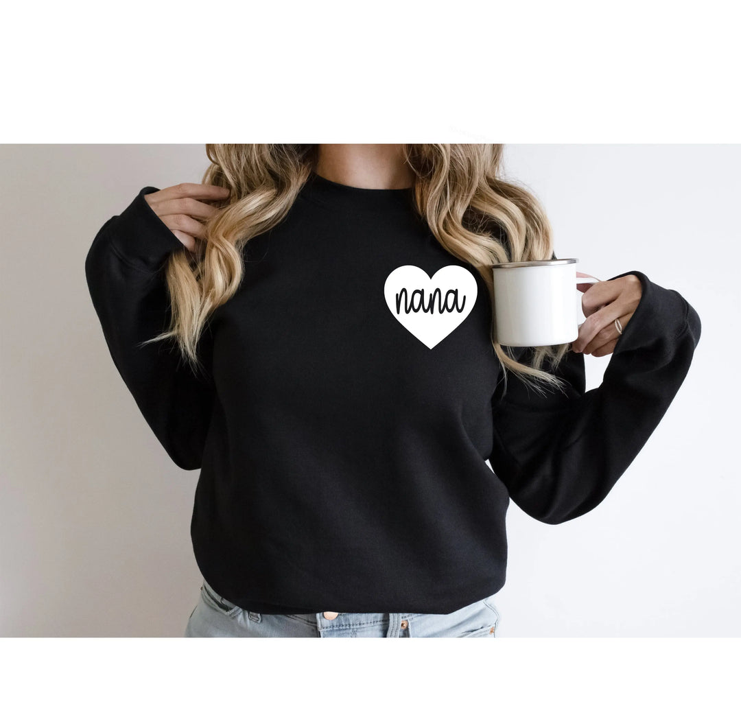 Custom Nana Sweatshirt - Personalized Gift for Grandma & Gigi Shirtprintingcenter