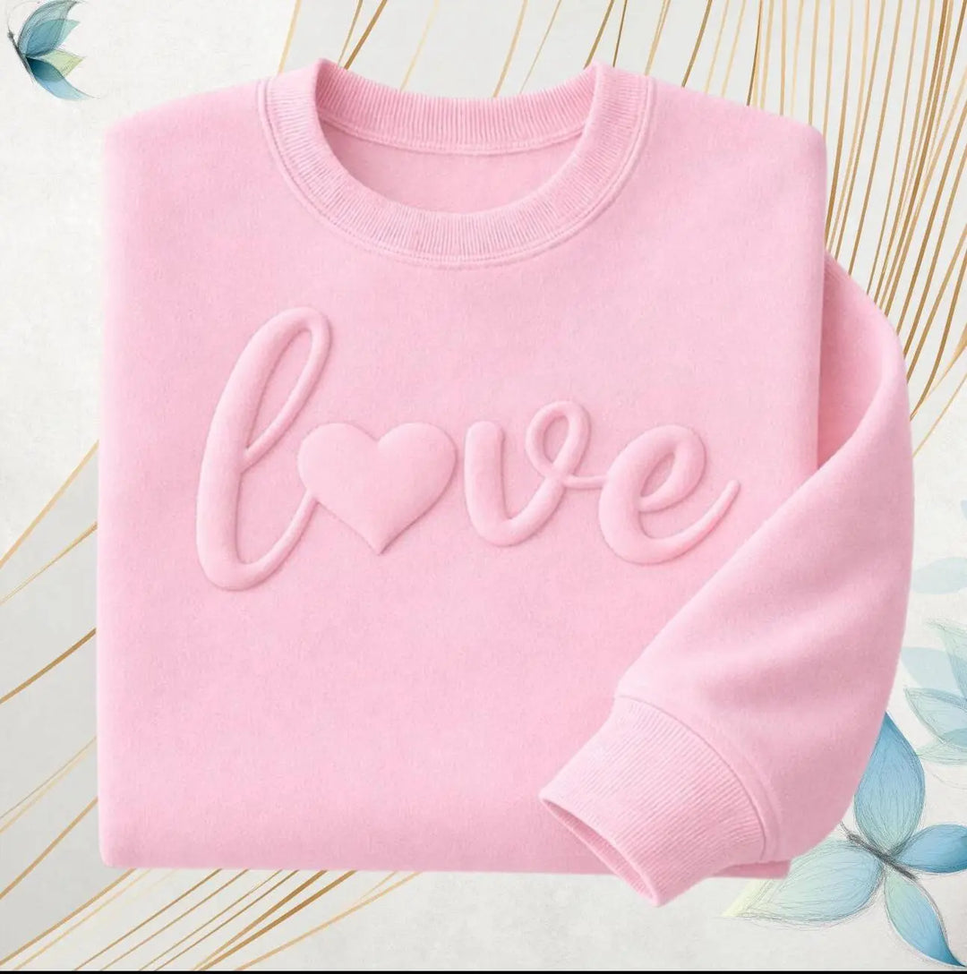 Custom Puff Sweatshirt, Custom Puff Embossed Team Name Crewneck, Custom Puff Print School Mascot Sweatshirt