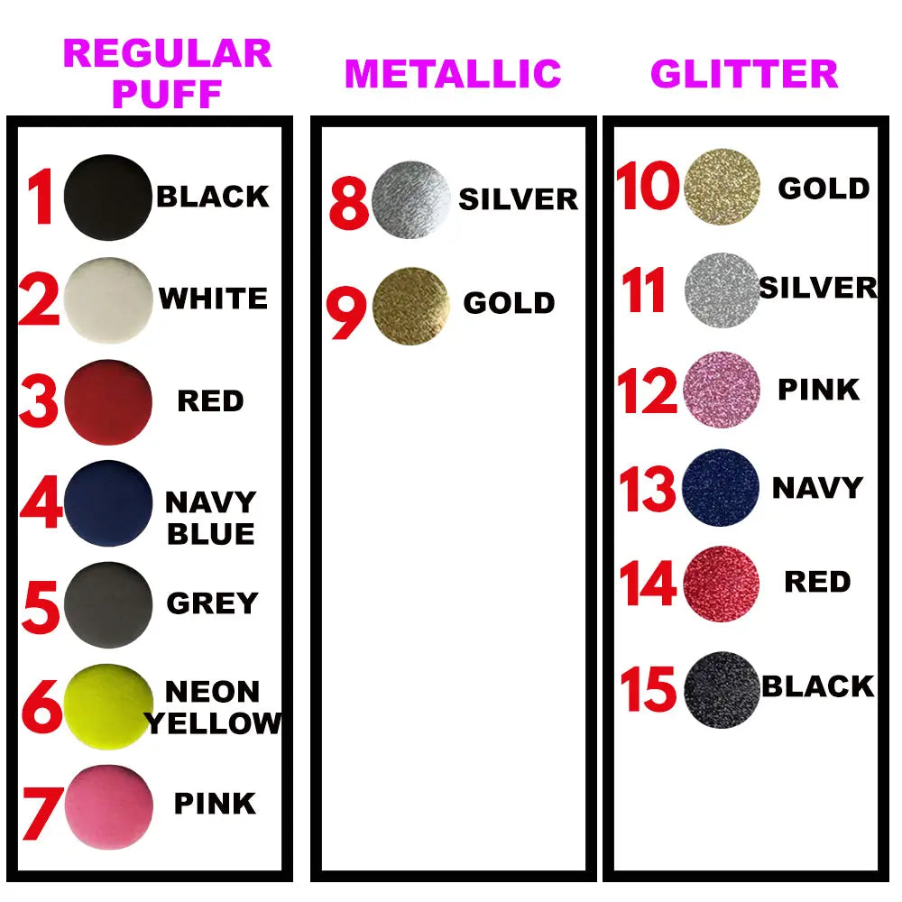 Sudadera personalizada con estampado abullonado, cuello redondo con nombre de equipo en relieve y sudadera con estampado abullonado de mascota escolar.