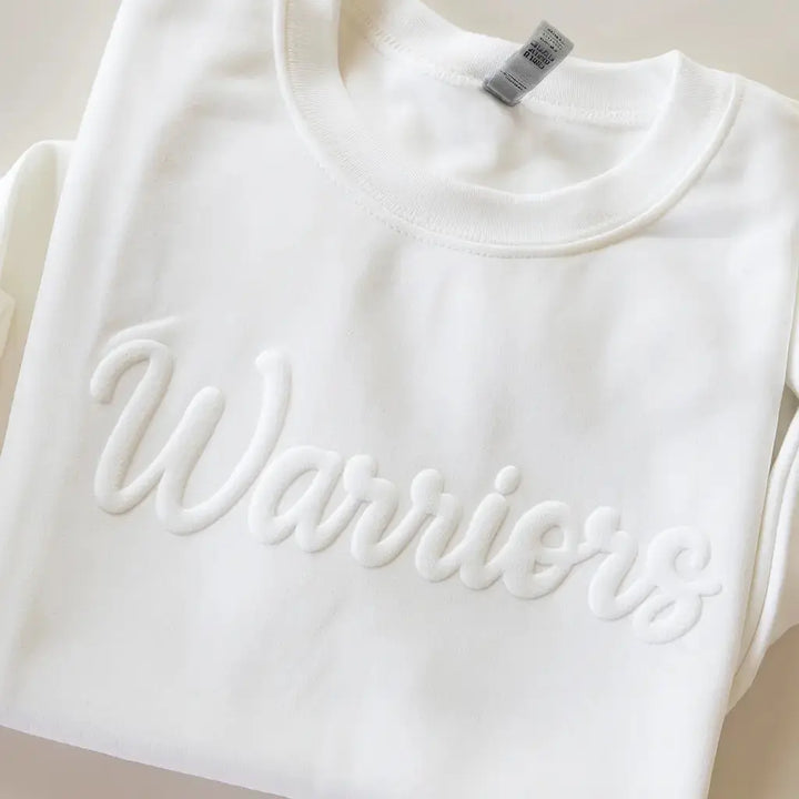 Custom Puff Sweatshirt, Custom Puff Embossed Team Name Crewneck, Custom Puff Print School Mascot Sweatshirt, Metallic Puff Shirtprintingcenter