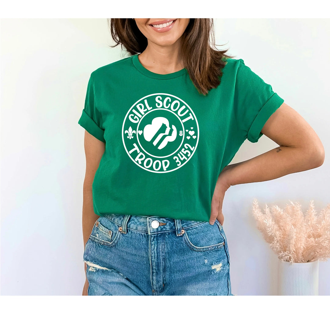Custom Scout Troop Shirt - Personalized Girl & Camping Group Tee Shirtprintingcenter