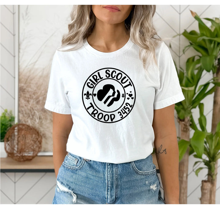 Custom Scout Troop Shirt - Personalized Girl & Camping Group Tee Shirtprintingcenter