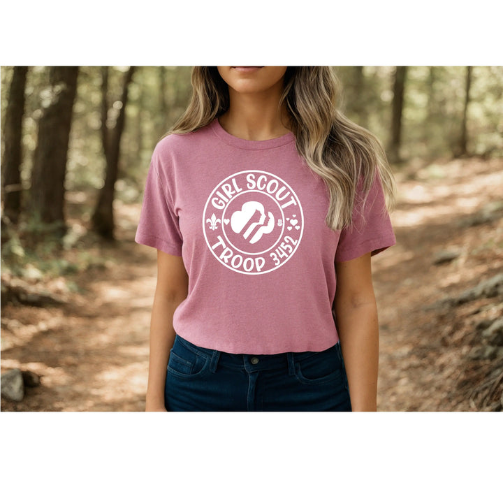 Custom Scout Troop Shirt - Personalized Girl & Camping Group Tee Shirtprintingcenter
