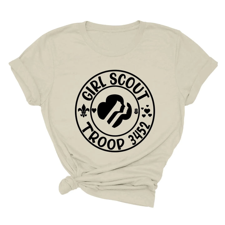 Custom Scout Troop Shirt - Personalized Girl & Camping Group Tee Shirtprintingcenter