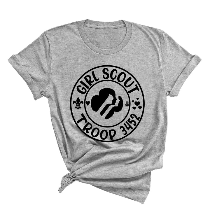 Custom Scout Troop Shirt - Personalized Girl & Camping Group Tee Shirtprintingcenter