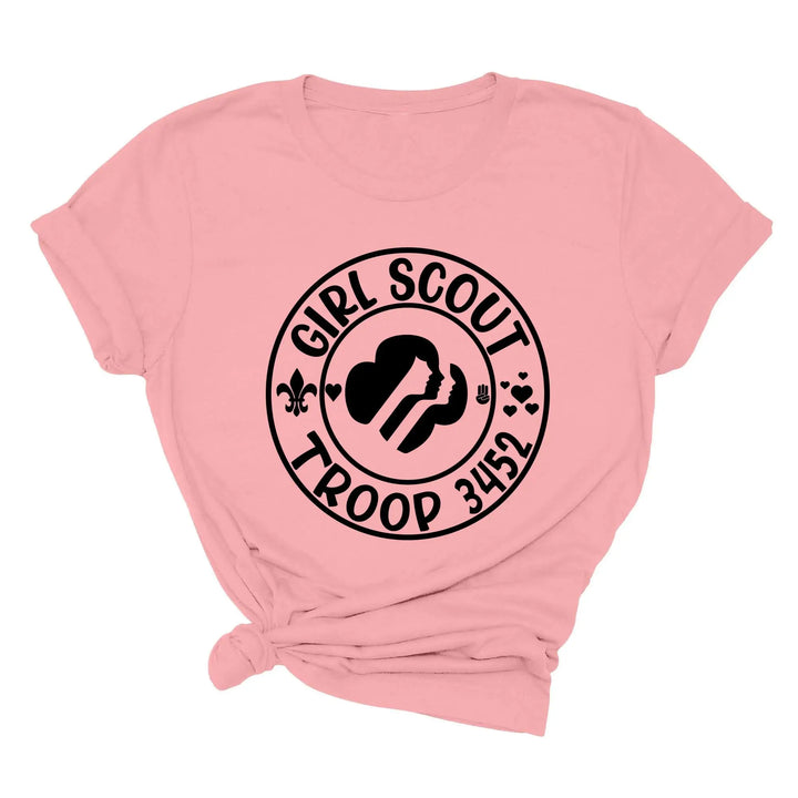 Custom Scout Troop Shirt - Personalized Girl & Camping Group Tee Shirtprintingcenter